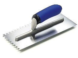 ErgoSoft Plaster Trowel, Notched