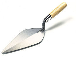 Narrow London, TruPro Brick Trowel, Wood Handle