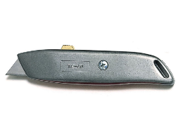 Utility Knife, Zinc Body, Heavy Duty