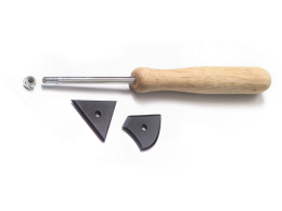 Triangular_Contour Molding Scraper Kit