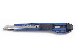 Snap-off Knife, Auto Lock, w/2 Extra Blades