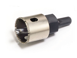 Diamond Holesaw w/Carbide Drill