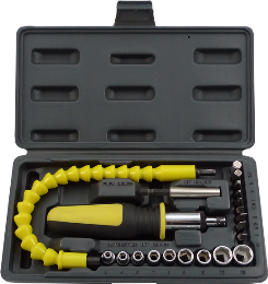 22pc Flexible Screwdriver Kit