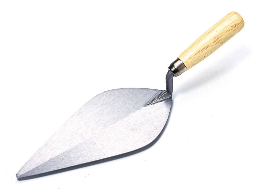 Brick Trowel, Narrow London,  Wood Handle