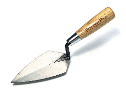 ForgePro Pointing Trowel, Wood Handle